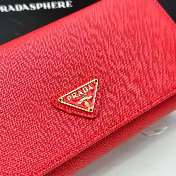 Prada Large Saffiano Leather Wallet - Image 5