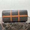 CELINE Large Travel Bag in Logo Print and Calfskin - Image 5
