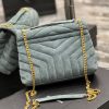LOULOU SMALL CHAIN BAG IN ?Y? QUILTED SUEDE - Image 5