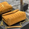 LOULOU SMALL CHAIN BAG IN ?Y? QUILTED SUEDE - Image 5