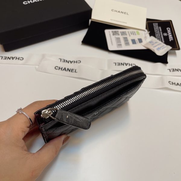 Chanel Classic Zipped Card Holder - Image 5
