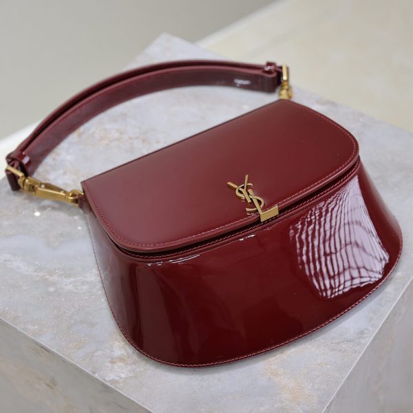 YSL VOLTAIRE TOP HANDLE in patent leather(High-end grade) - Image 5