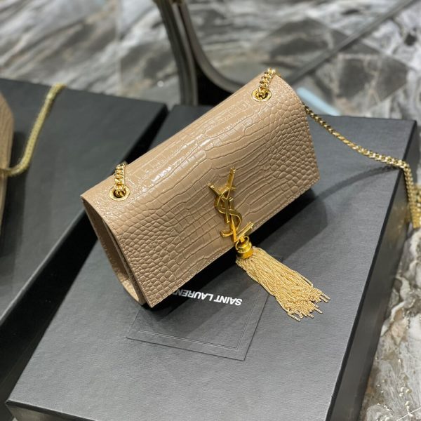 YSL KATE EMBOSSED SHOULDER BAG - Image 5