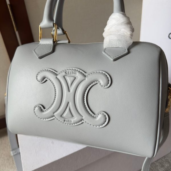 CELINE Small Boston Bag in Smooth Calfskin - Image 6