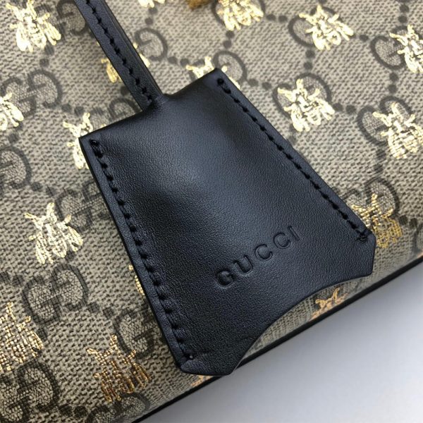 GG Padlock small GG bees shoulder bag - Image 6