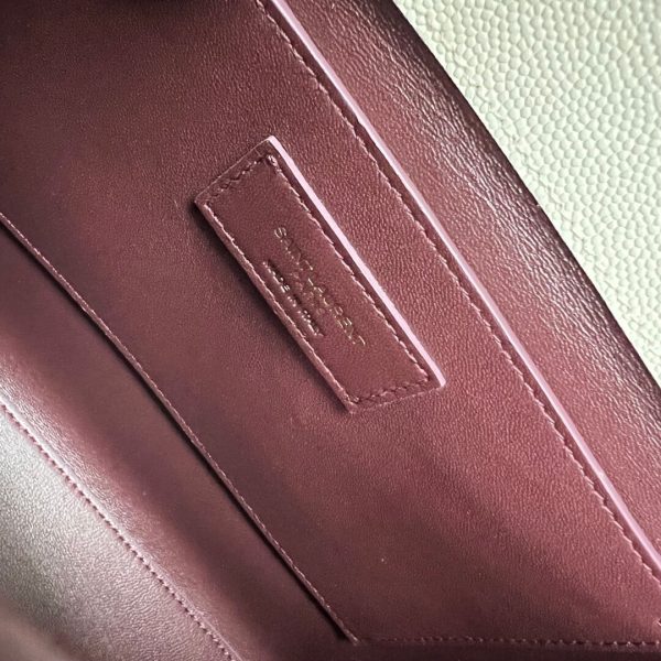 YSL CASSANDRA Medium Grainy Embossed Leather Top Handle Bag - Image 7