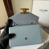 CELINE MARGO Shiny Calfskin Leather Chain Wallet - Image 7