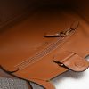 Prada Medium Enamel Triangle Logo Leather Tote Bag(high-end grade) - Image 7