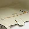 Prada Medium Enamel Triangle Logo Leather Tote Bag(high-end grade) - Image 7