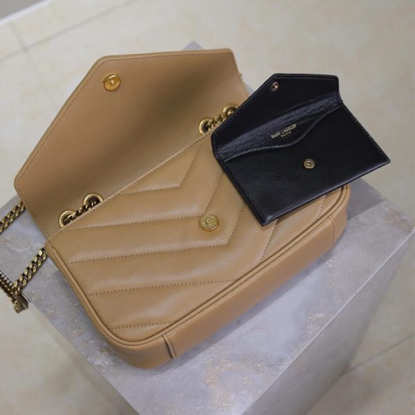 YSL LOULOU small in MATELASS? lambskin - Image 7