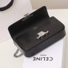 CELINE CLAUDE shiny cowhide leather chain shoulder bag - Image 7