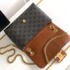 Medium CELINE VICTOIRE BAG WITH LOGO PRINT - Image 7