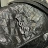 SAINT LAURENT NIKI MEDIUM IN CRINKLED VINTAGE LEATHER - Image 7