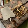 Padlock small berry shoulder bag - Image 7
