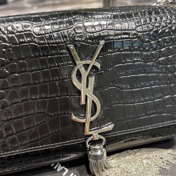 YSL KATE EMBOSSED SHOULDER BAG - Image 7