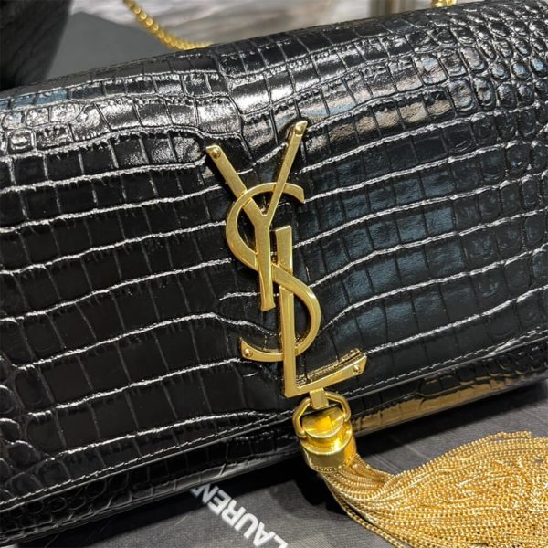 YSL KATE EMBOSSED SHOULDER BAG - Image 7