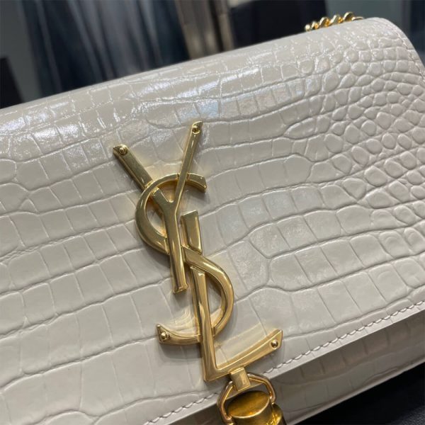 YSL KATE EMBOSSED SHOULDER BAG - Image 7
