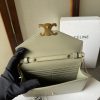 CELINE MARGO Shiny Calfskin Leather Chain Wallet - Image 8