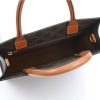 CELINE Vertical Cabas bag in calfskin with logo print and Celine print - Image 8