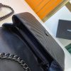 Saint Laurent College quilted-leather satchel bag - Image 8