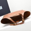 Prada Medium Enamel Triangle Logo Leather Tote Bag(high-end grade) - Image 8