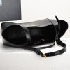 Prada Medium Enamel Triangle Logo Leather Tote Bag(high-end grade) - Image 8