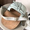 Loewe Small Gate bag in soft calfskin and jacquard - Image 8
