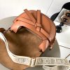 Loewe Small Gate bag in soft calfskin and jacquard - Image 8