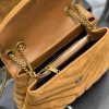 LOULOU SMALL CHAIN BAG IN ?Y? QUILTED SUEDE - Image 8