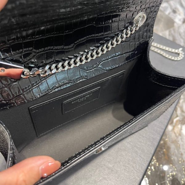 YSL KATE EMBOSSED SHOULDER BAG - Image 8