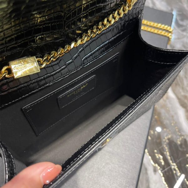 YSL KATE EMBOSSED SHOULDER BAG - Image 8