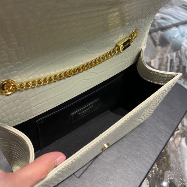 YSL KATE EMBOSSED SHOULDER BAG - Image 8