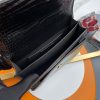 YSL Crocodile-embossed leather SUNSET Medium - Image 8