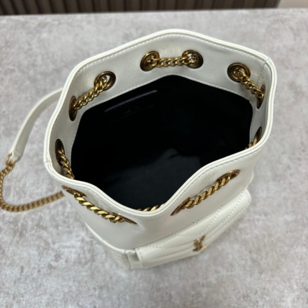 YSL Joe quilted lambskin mini bucket bag - Image 8
