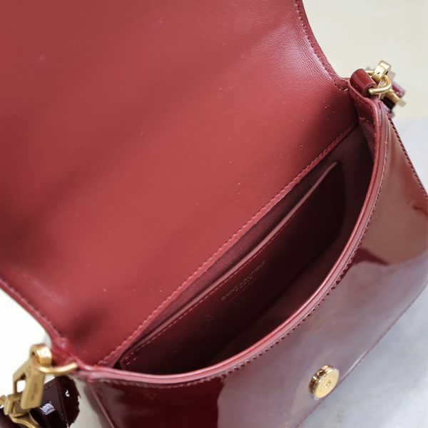 YSL VOLTAIRE TOP HANDLE in patent leather(High-end grade) - Image 8
