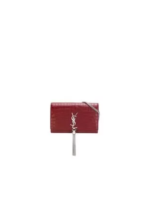 YSL KATE EMBOSSED SHOULDER BAG