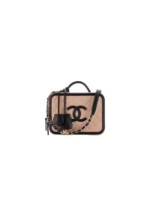 Chanel Medium Filigree Makeup Case