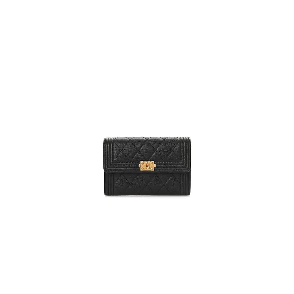 Chanel boy long wallet