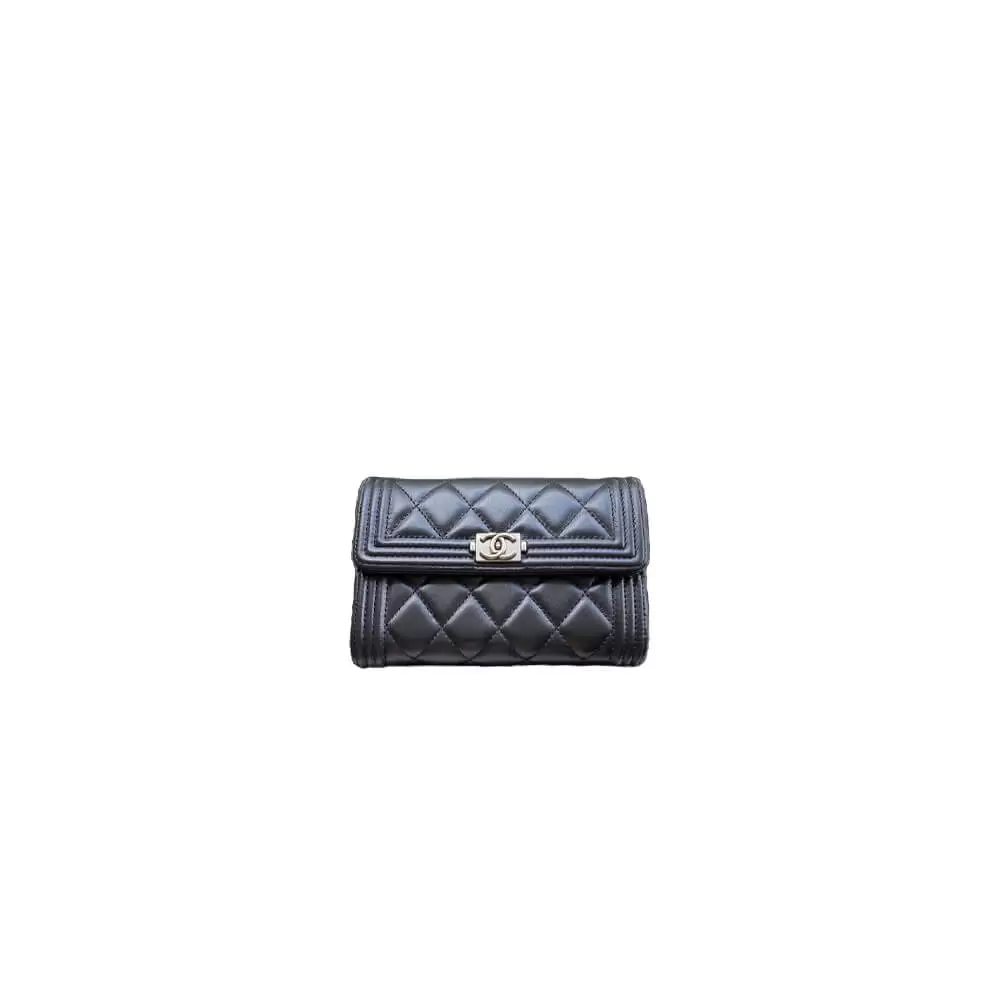 Chanel boy long wallet