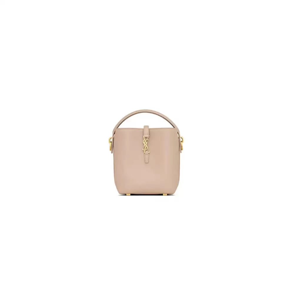YSL LE 37 mini in shiny leather