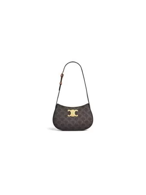 CELINE TILLY medium bag in shiny calf leather