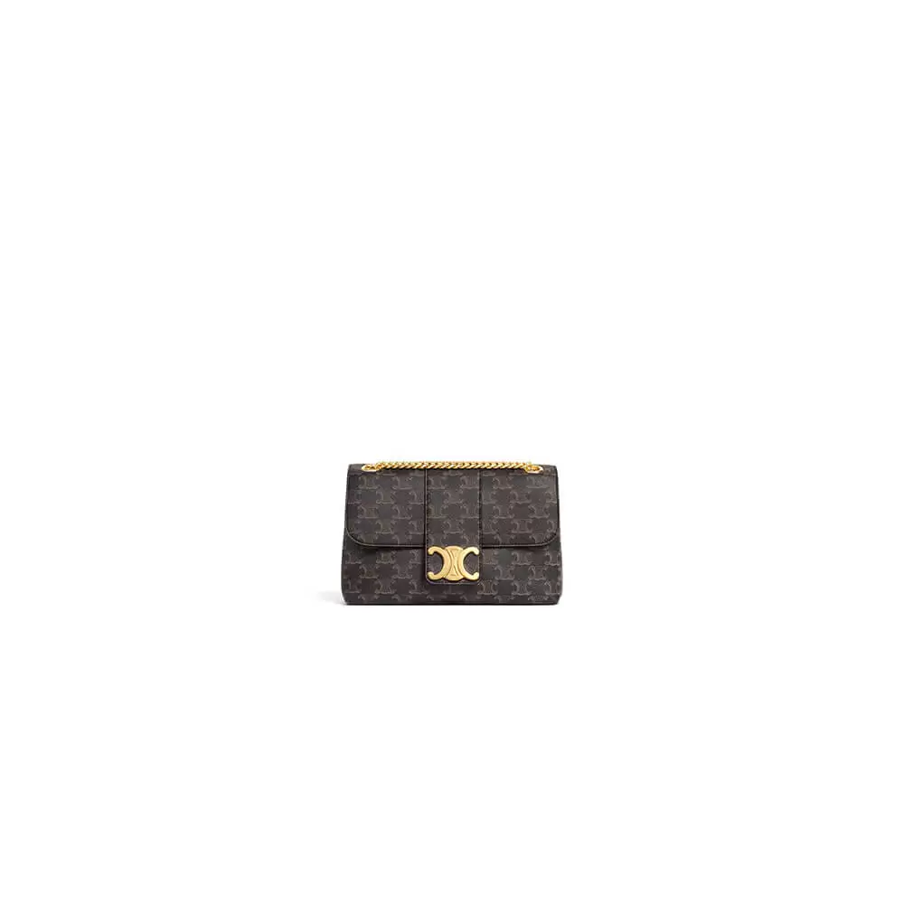 Medium CELINE VICTOIRE BAG WITH LOGO PRINT
