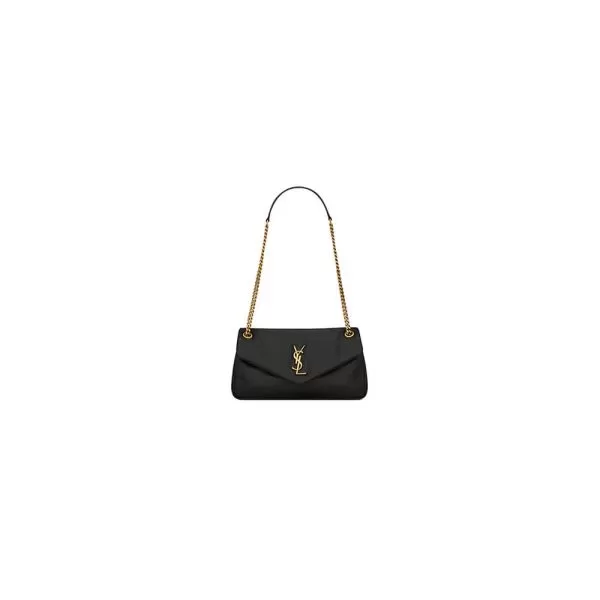 YSL CALYPSO small in plunged lambskin
