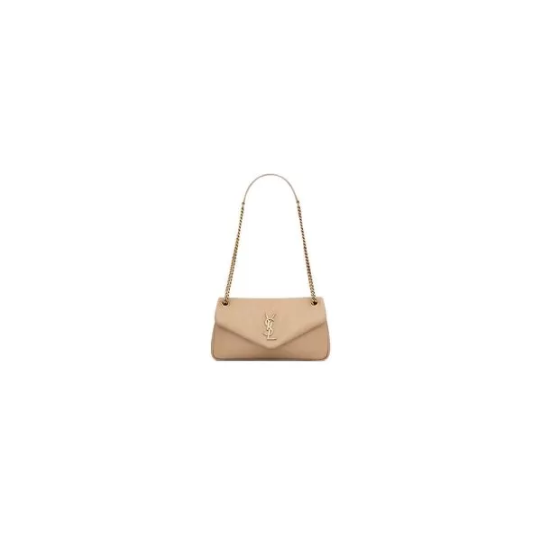 YSL CALYPSO small in plunged lambskin