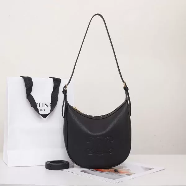 CELINE HELO?SE TRIOMPHE SMALL BAG IN SOFT CALFSKIN - Image 2