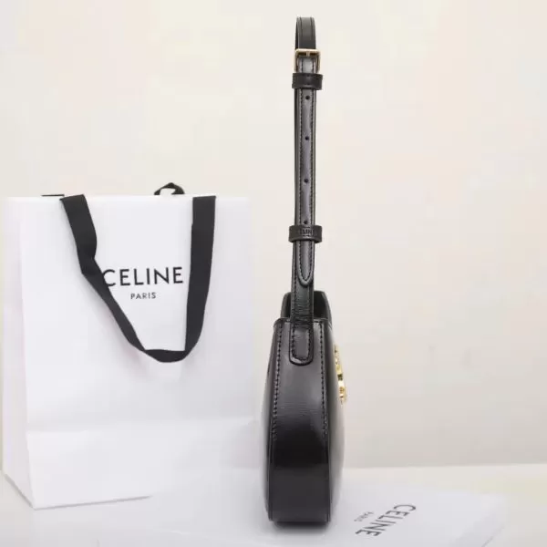 CELINE TILLY medium bag in shiny calf leather - Image 3