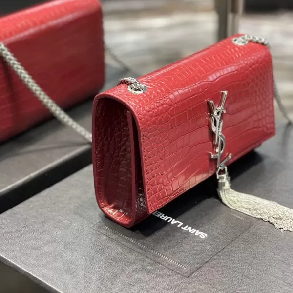 YSL KATE EMBOSSED SHOULDER BAG - Image 3