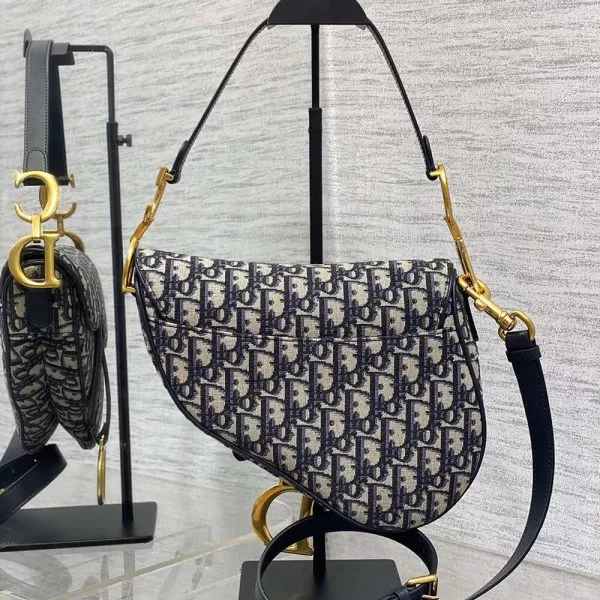 Dior Saddle Bag with Strap - Image 4