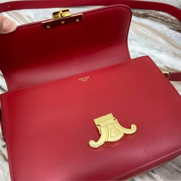 CELINE CLASSIQUE TRIOMPHE BAG IN CALFSKIN - Image 5