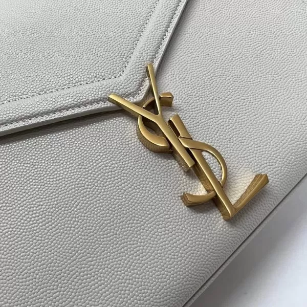 YSL CASSANDRA Medium Grainy Embossed Leather Top Handle Bag - Image 6